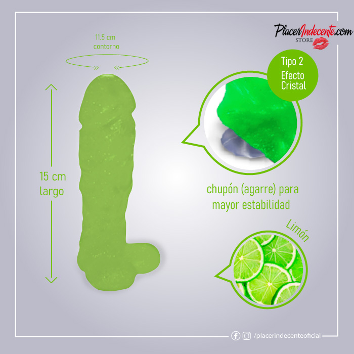 Jabón Erótico 15cm - Limón