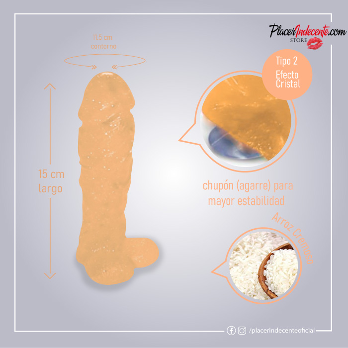 Jabón Erótico 15cm - Arroz Cremoso