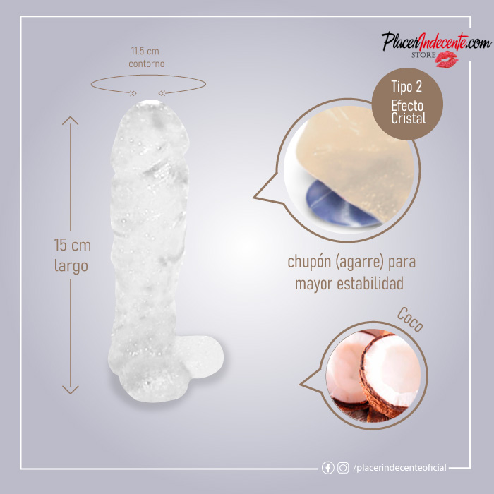 Jabón Erótico 15cm - Coco